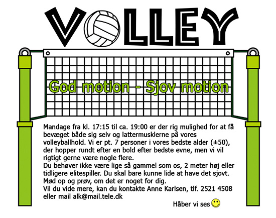 Volley-hold-aunslev
